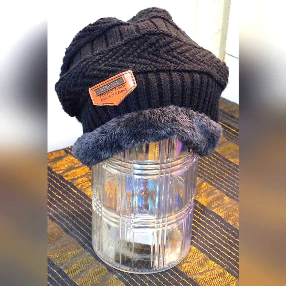 HINDAWI Pioneer Of Fashion Creator Of Elegance Winter Slouchy Knit Beanie Cap